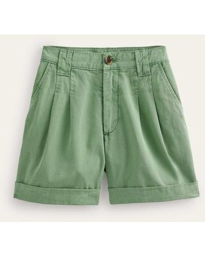 Boden Casual Cotton Shorts - Green
