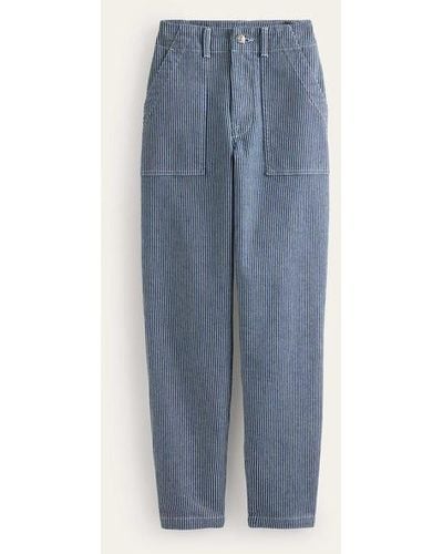 Boden Tapered Casual Pants - Blue