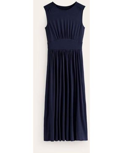Boden Thea Sleeveless Midi Dress - Blue