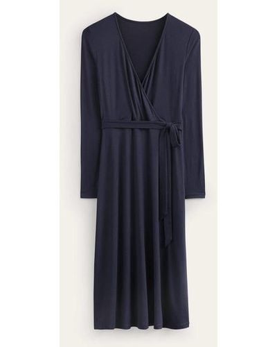 Boden Nina Jersey Midi Dress - Blue