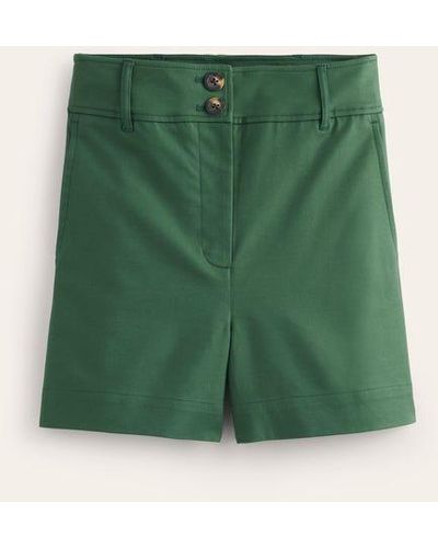 Boden Westbourne Sateen Shorts - Green