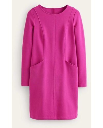 Boden Ellen Ottoman Dress - Pink