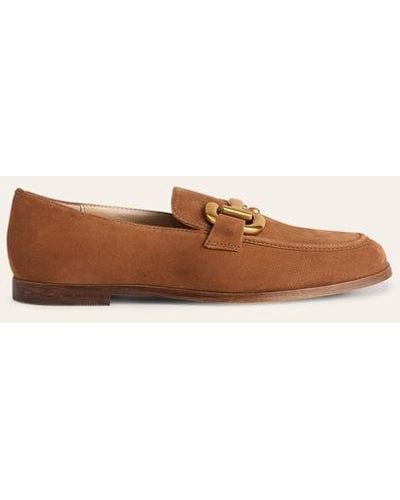 Boden Iris Snaffle Loafers - Brown