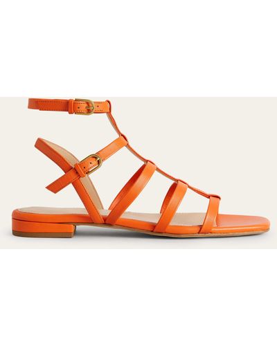 Boden Gladiatorensandalen aus leder - Orange