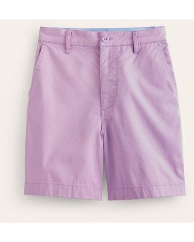 Boden Barnsbury Chino Shorts - Purple