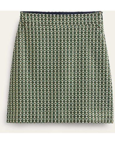 Boden A-line Mini Skirt - Green