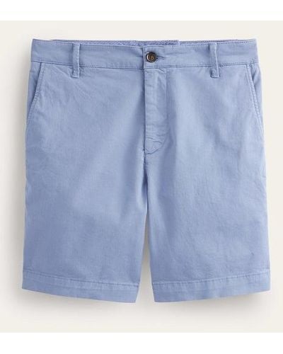 Boden Laundered Chino Shorts - Blue