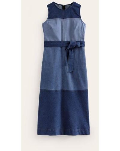 Boden Hotch Denim Midi Dress - Blue