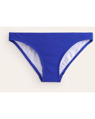 Boden Arezzo Texture Bikini Bottoms - Blue