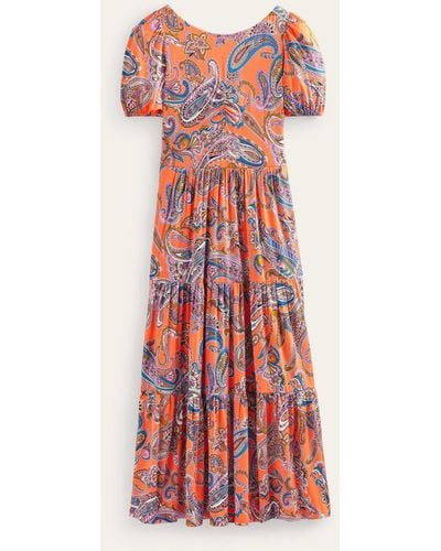 Red Tartan Lyst UK Boden in Maxi | Dress