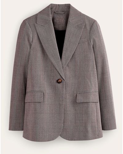 Boden Bloomsbury Wool Blazer - Grey