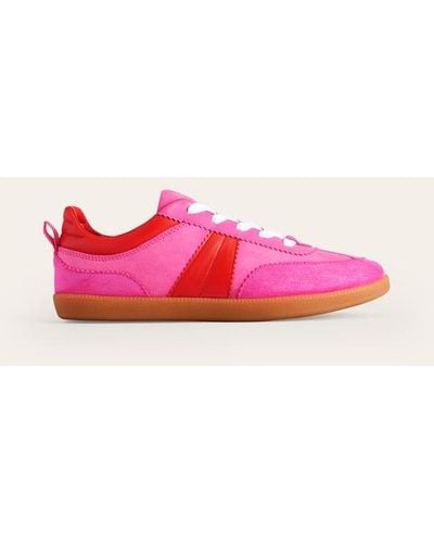 Boden Erin Retro Tennis Sneakers - Pink