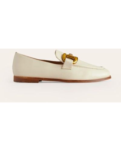 Boden Iris Snaffle Loafers - Natural