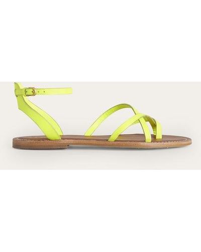 Boden Easy Flat Sandals - Yellow