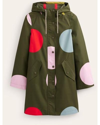 Boden Wells Waterproof Coat - Green