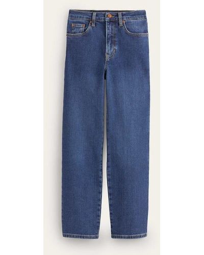 Boden Mid Rise Slim Leg Jeans - Blue