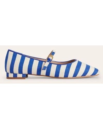 Boden Mary Jane Flats - Blue