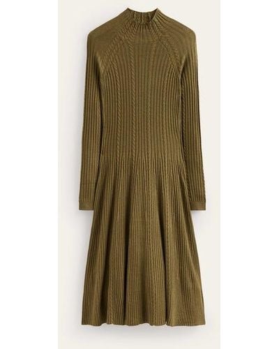 Boden Tessa Knitted Dress - Green