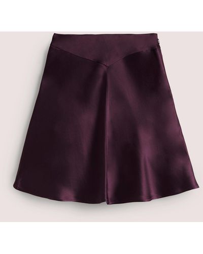 Boden Bias Crepe Mini Skirt in Red Lyst UK