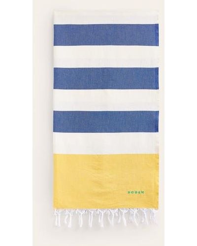 Boden Hammam Towel - Blue