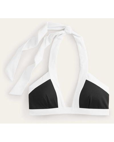 Boden Ithaca Halter Bikini Top - White