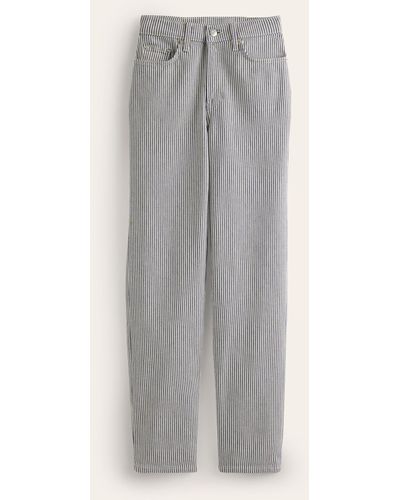 Boden Mid Rise Slim Leg Jeans - Grey
