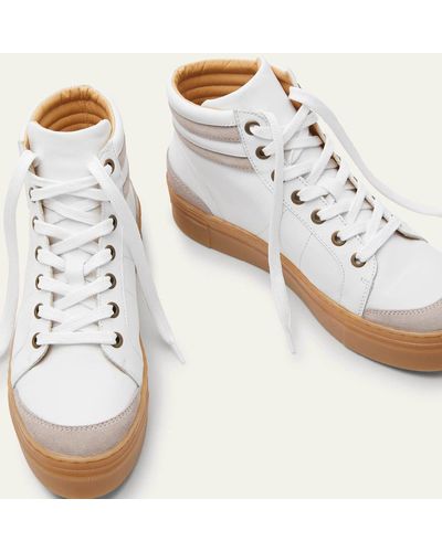 Boden Amber High Top Sneakers - White