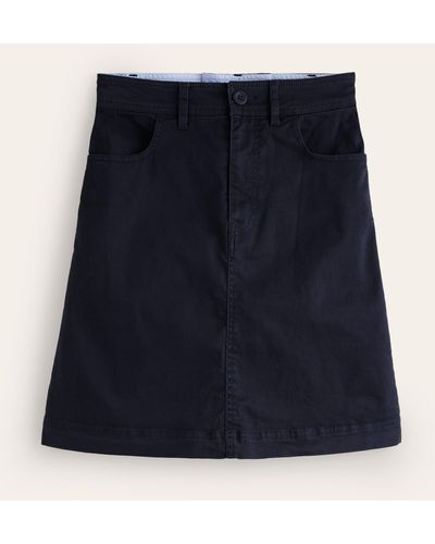 Boden Nell Chino Skirt - Blue