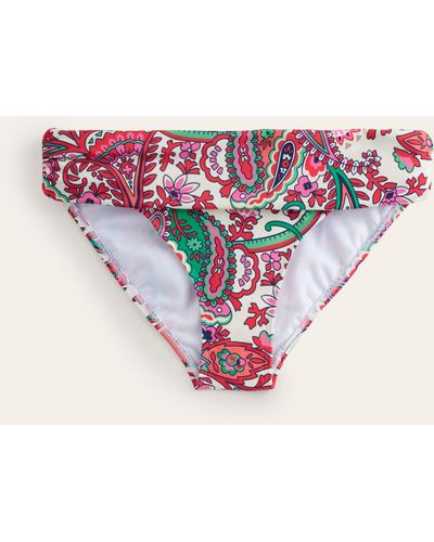 Boden Levanzo bikinihose mit faltendetail - Pink