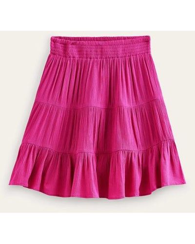Boden Vacation Mini Skirt - Pink