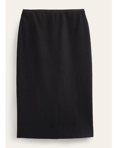 Boden Hampshire Ponte Skirt - Black