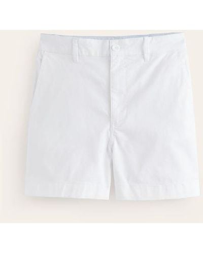 Boden Barnsbury Chino Shorts - White