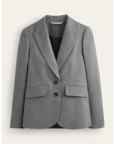 Boden Marylebone Wool Blazer - Grey