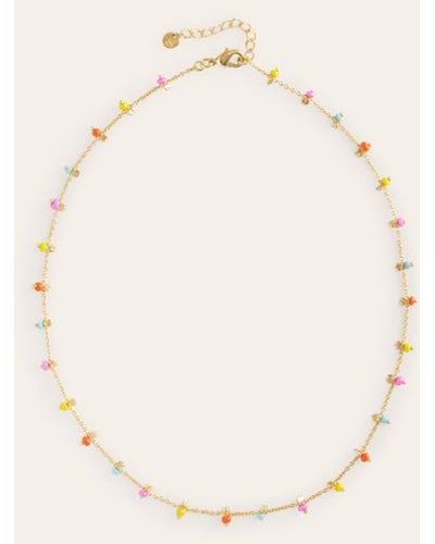 Boden Layering Disc Necklace - Natural
