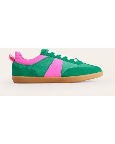 Boden Erin Retro Tennis Sneakers - Green