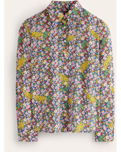 Boden Sienna Silk Shirt - Multicolour