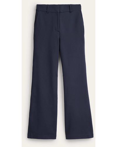 Boden Hampshire Flared Trousers - Blue
