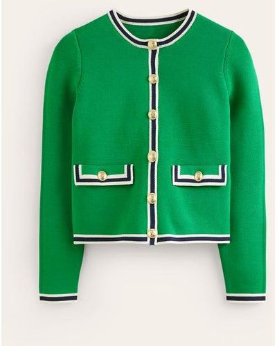 Boden Holly Knitted Jacket - Green