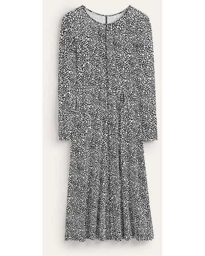 Boden Lucy Jersey Midi Dress - Grey