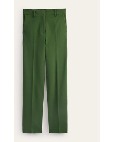 Boden Pantalon droit en jersey - Vert