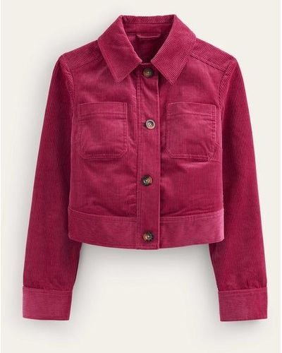 Boden Corduroy Jacket - Red