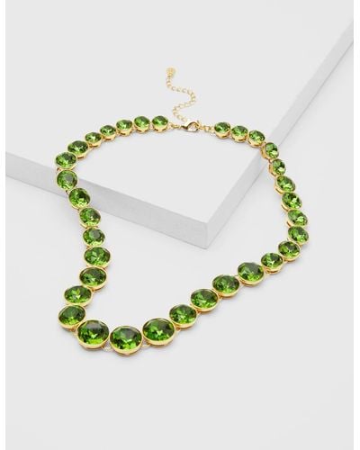 Boden dainty store disc necklace