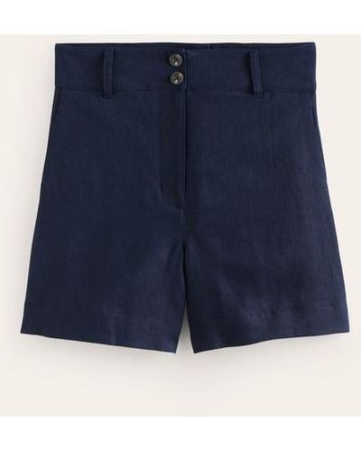 Boden Westbourne Linen Shorts - Blue