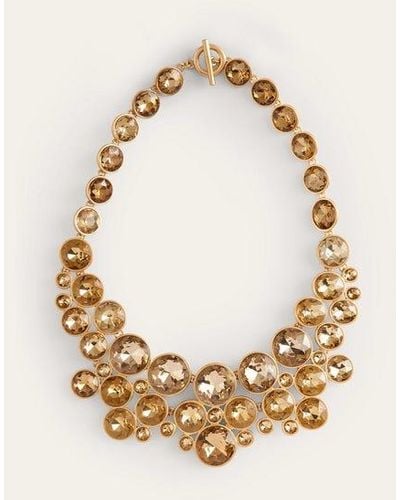 Boden Andrea Jewel Cluster Necklace - Metallic