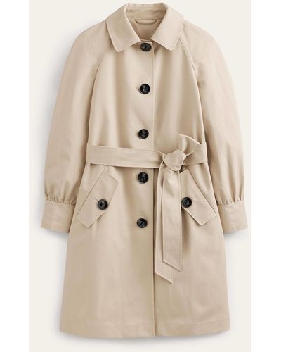 Boden Belted Trench Coat - Natural