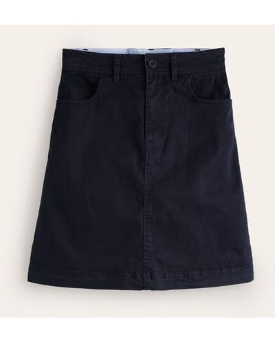 Boden Nell Chino Mini Skirt - Blue