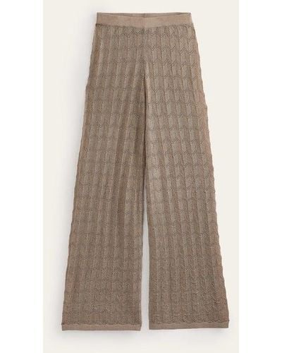 Boden Knitted Beach Pants - Natural
