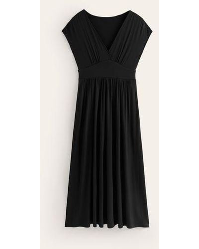 Boden Vanessa Wrap Jersey Maxi Dress - Black