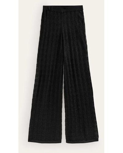 Boden Knitted Beach Pants - Black
