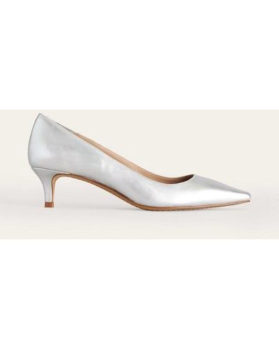 Boden Lara Low-heeled Court Shoes - Natural